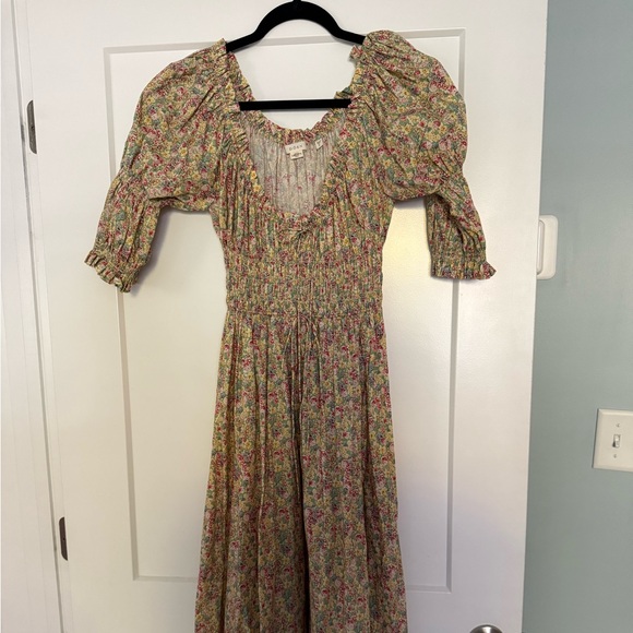 Doen Ischia Chrysanthemum Floral Dress - Picture 3 of 4